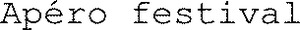 Apéro festival _logo